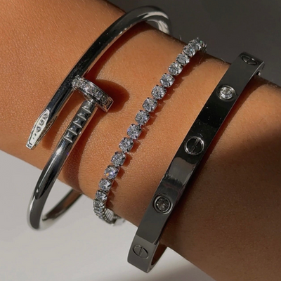 Ava | Diamond Bracelet Women with Adjustable Fit and Elegant Accents 5