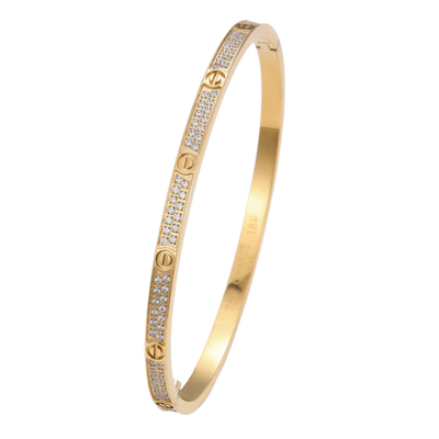 Ava | Thin Love Diamond Bracelet 1