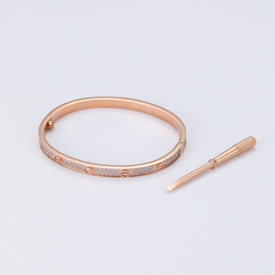 Ava | Thin Love Diamond Bracelet 6