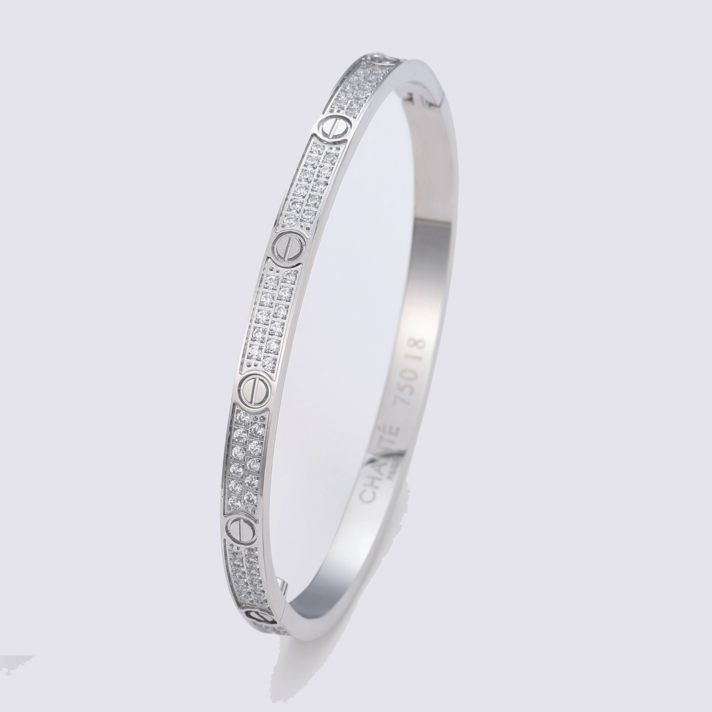 Ava | Thin Love Diamond Bracelet 9