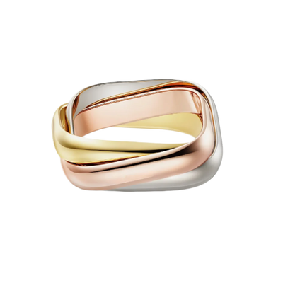 Ava | Trinity Design Ring in High-Quality Metal 0