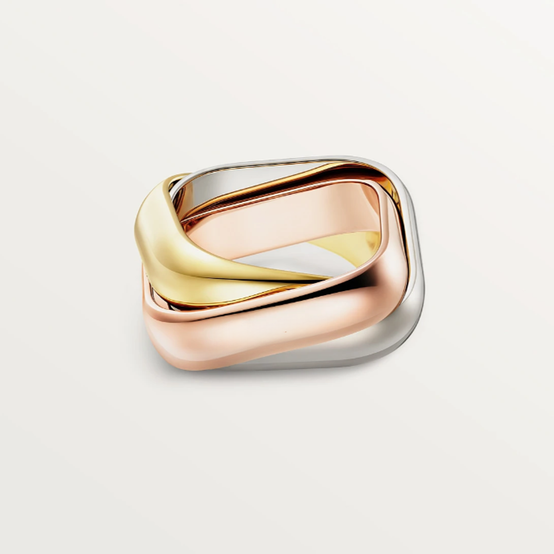 Ava | Trinity Design Ring in High-Quality Metal 4