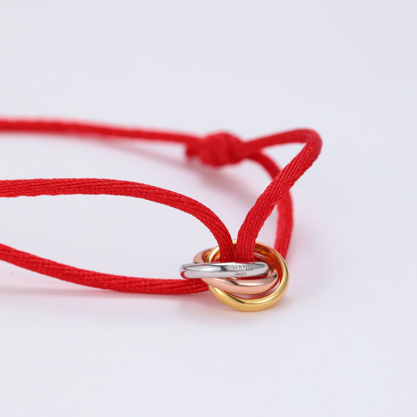 Ava | Women's Adjustable Trinity Bracelet with Interlocking Design 6