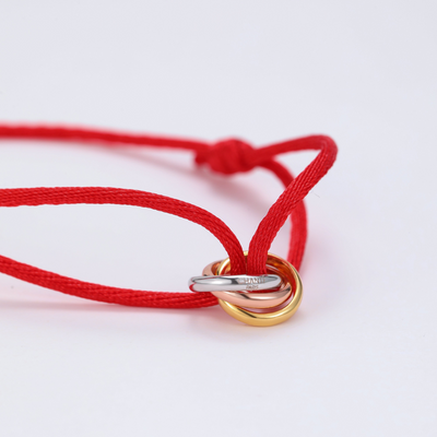 Ava | Women's Adjustable Trinity Bracelet with Interlocking Design 6