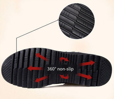 Barbara | Women's Black Plush-Lined Ankle Boots 6