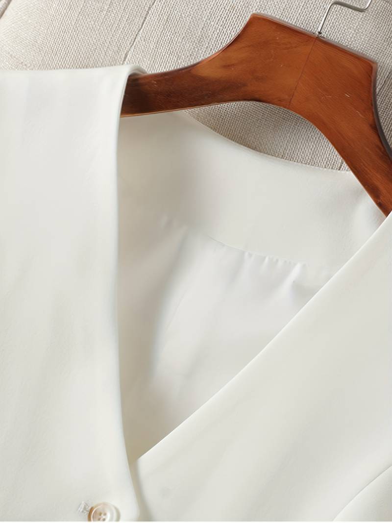 Camille | Women's Vest With V-Neckline and Button-Down Front 3