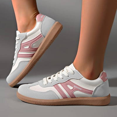 Claire | Classic Street Sneakers with Bold Panel Details 0
