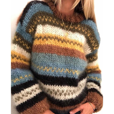 Claire | Striped Knit Sweater 1