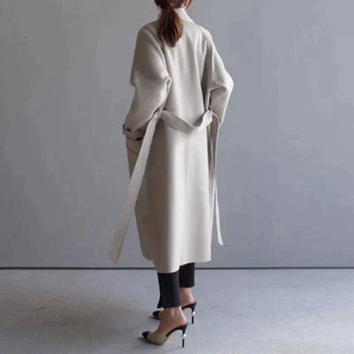 Darcy | Women's Long Wool Blend Trench Coat 2