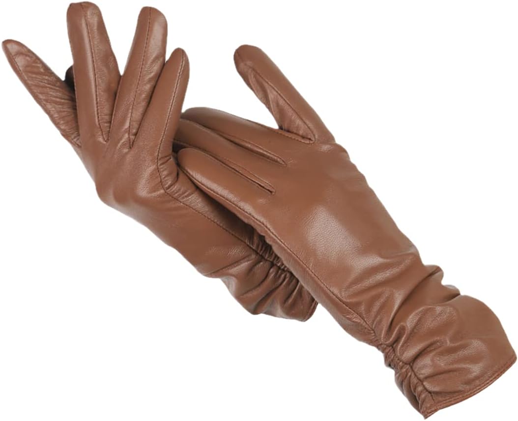 Elise | Ladies Leather Gloves with Wool Lining 2