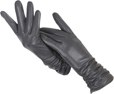Elise | Ladies Leather Gloves with Wool Lining 4