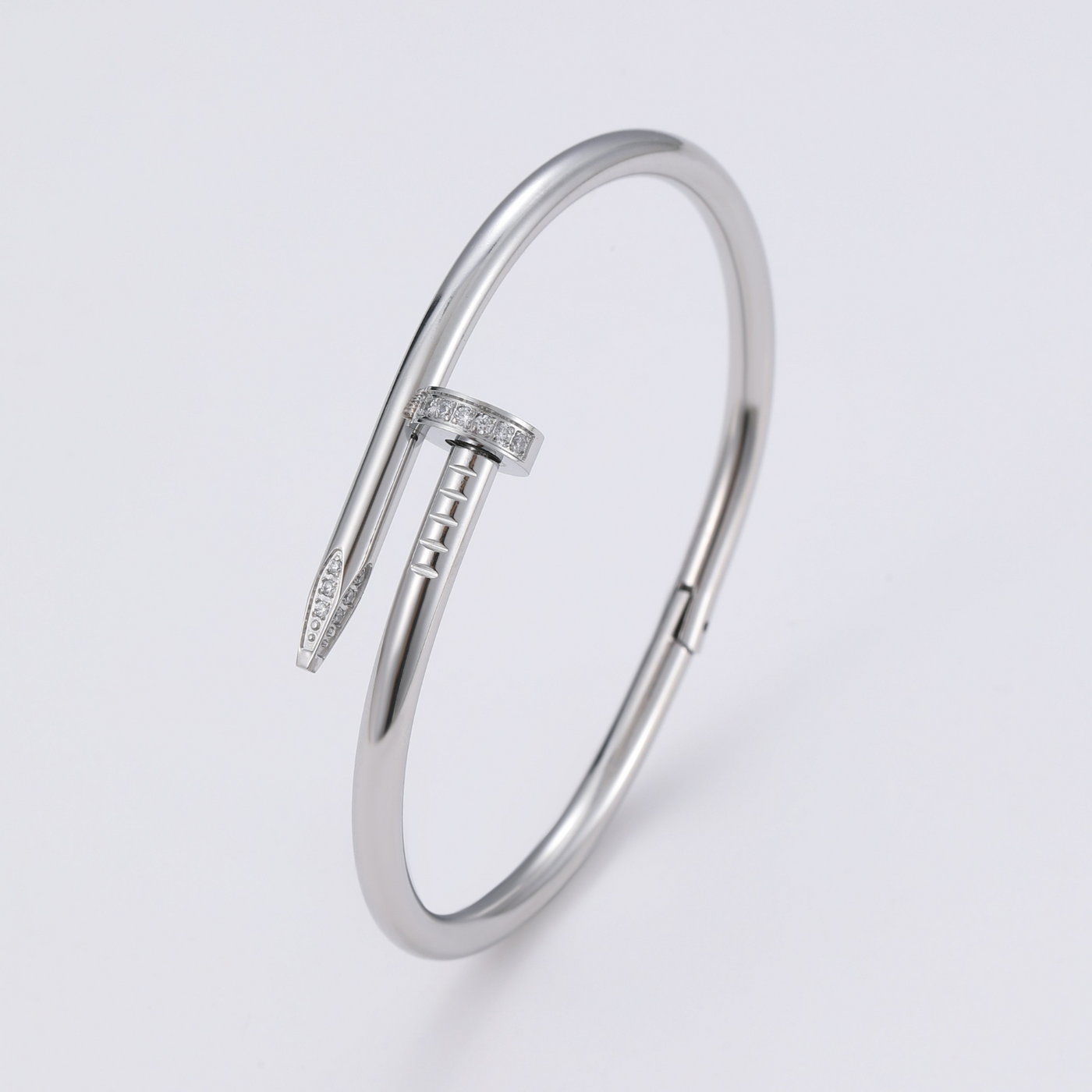Emma | Nail Diamond Bracelet with Adjustable Fit 7