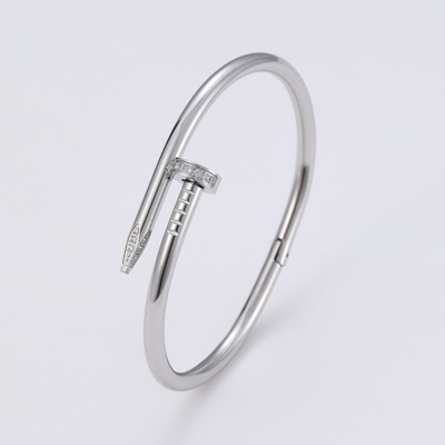 Emma | Nail Diamond Bracelet with Adjustable Fit 7