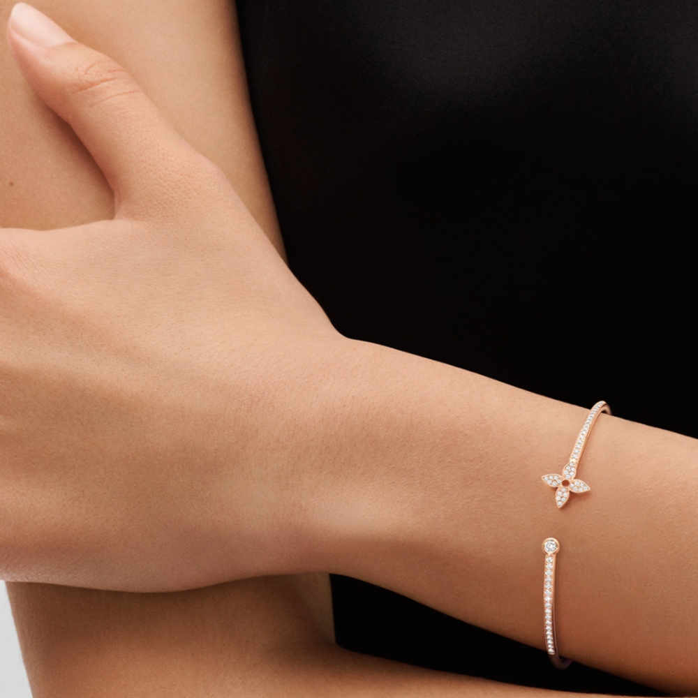 Ester | Silver Bangle Bracelet for Women with Adjustable Fit 1