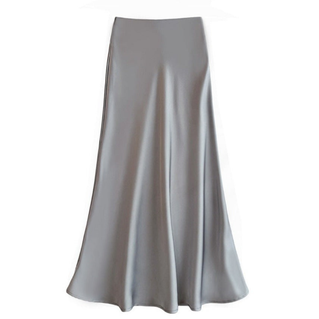 Grace | Women's Midi Skirt A-Line Cut With Soft Drape 10
