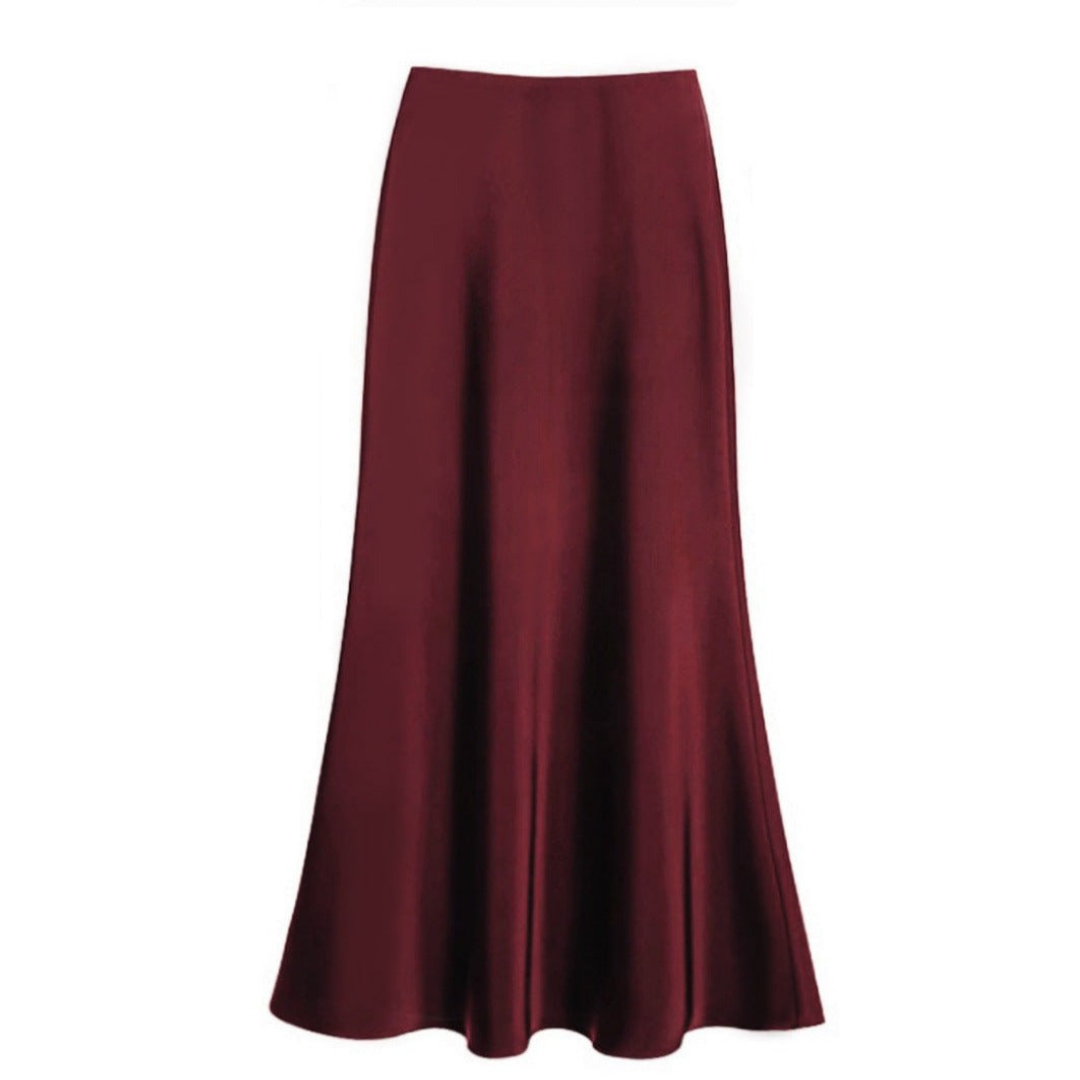 Grace | Women's Midi Skirt A-Line Cut With Soft Drape 2