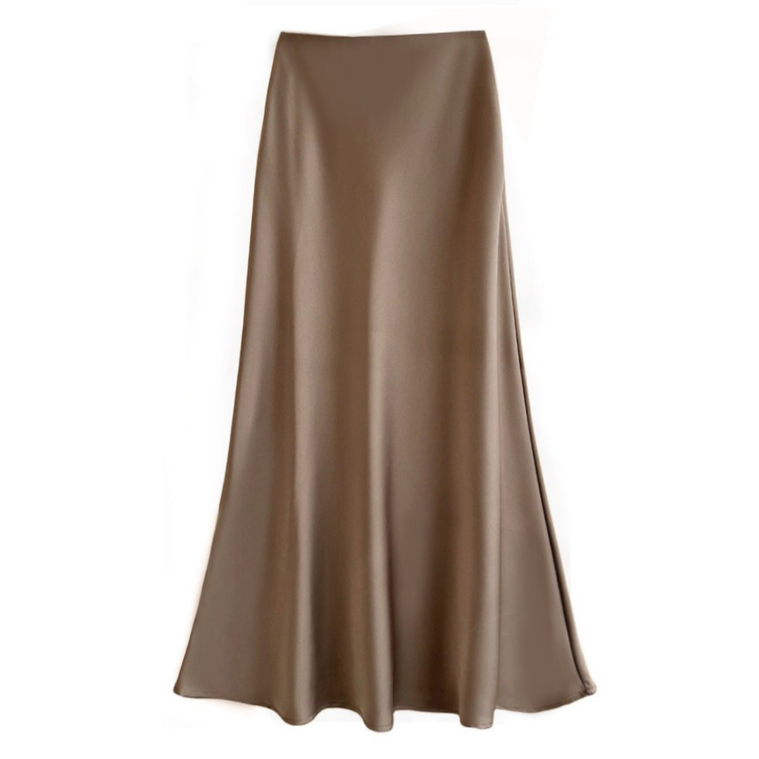 Grace | Women's Midi Skirt A-Line Cut With Soft Drape 3
