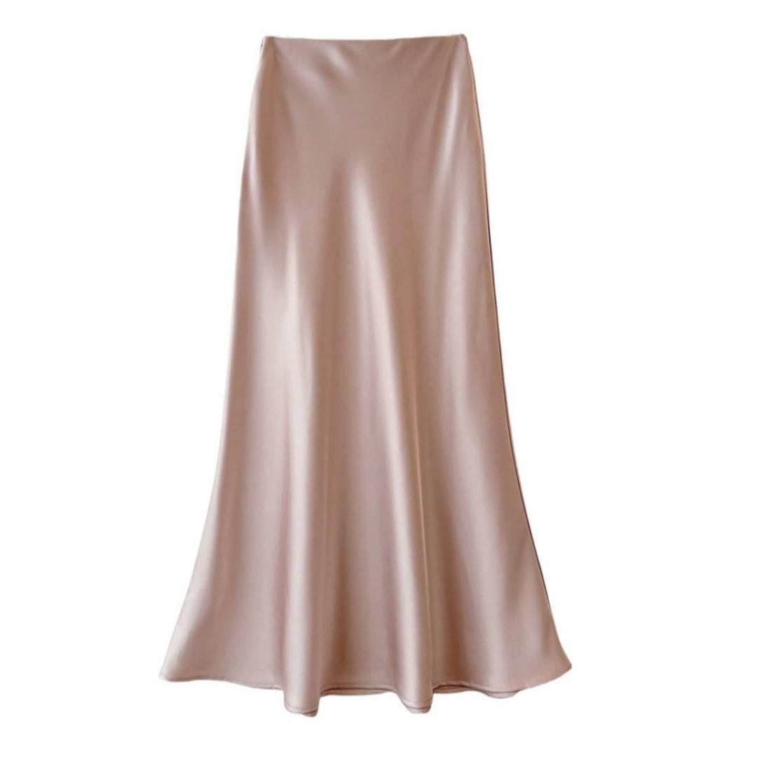 Grace | Women's Midi Skirt A-Line Cut With Soft Drape 4