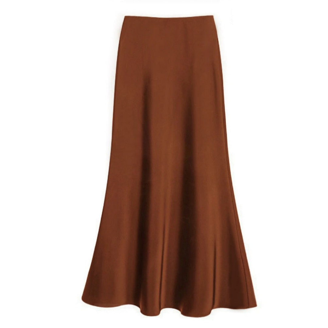 Grace | Women's Midi Skirt A-Line Cut With Soft Drape 5