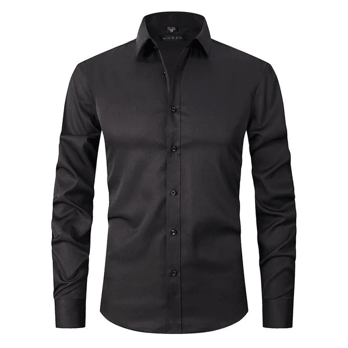 James | Men’s Dress Shirt With Button Front Structured Collar 1