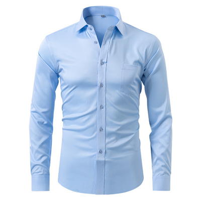 James | Men’s Dress Shirt With Button Front Structured Collar 4