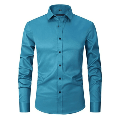 James | Men’s Dress Shirt With Button Front Structured Collar 6