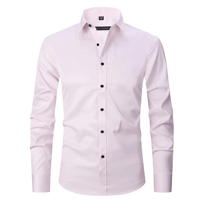 James | Men’s Dress Shirt With Button Front Structured Collar 8