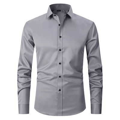 James | Men’s Dress Shirt With Button Front Structured Collar 9