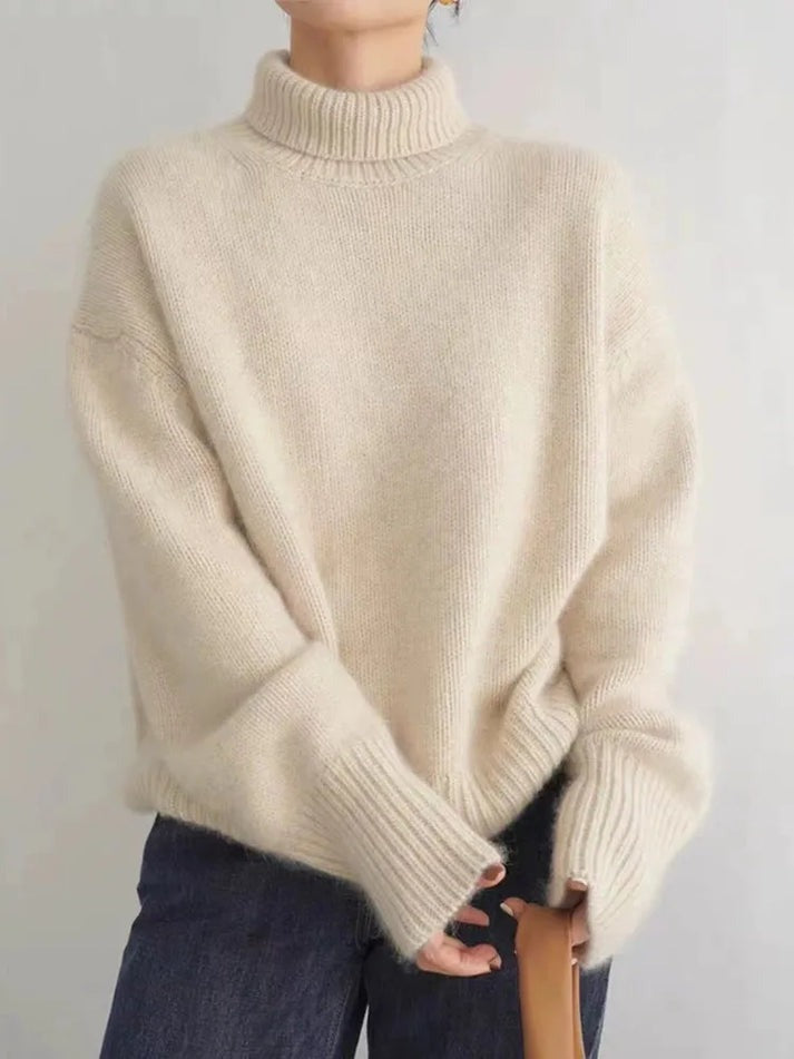 Joline | Women's Cashmere Turtleneck Sweater 0