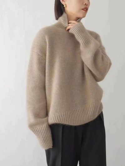 Joline | Women's Cashmere Turtleneck Sweater 5