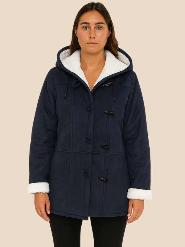 Josie | Women's Hooded Fleece-Lined Winter Coat with Zipper 10