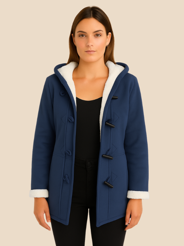 Josie | Women's Hooded Fleece-Lined Winter Coat with Zipper 15
