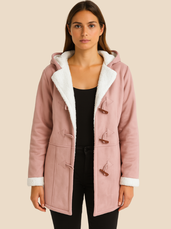 Josie | Women's Hooded Fleece-Lined Winter Coat with Zipper 3