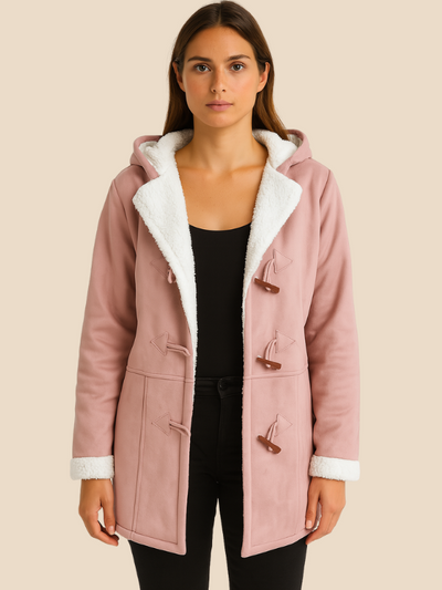 Josie | Women's Hooded Fleece-Lined Winter Coat with Zipper 3