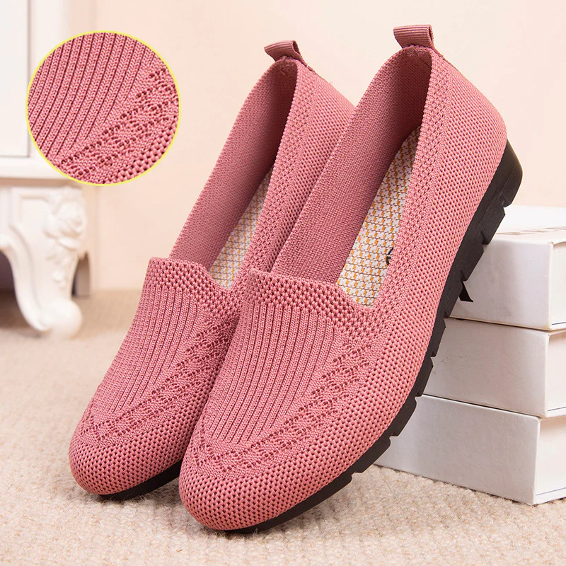 Leona | Women's Slip-On Shoes with Arch Support in Pink, Purple, Red, Black 2