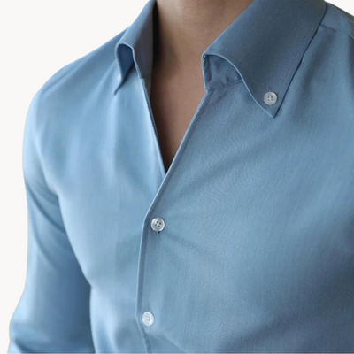 Liam | Men’s Button Front Shirt Soft Texture 4
