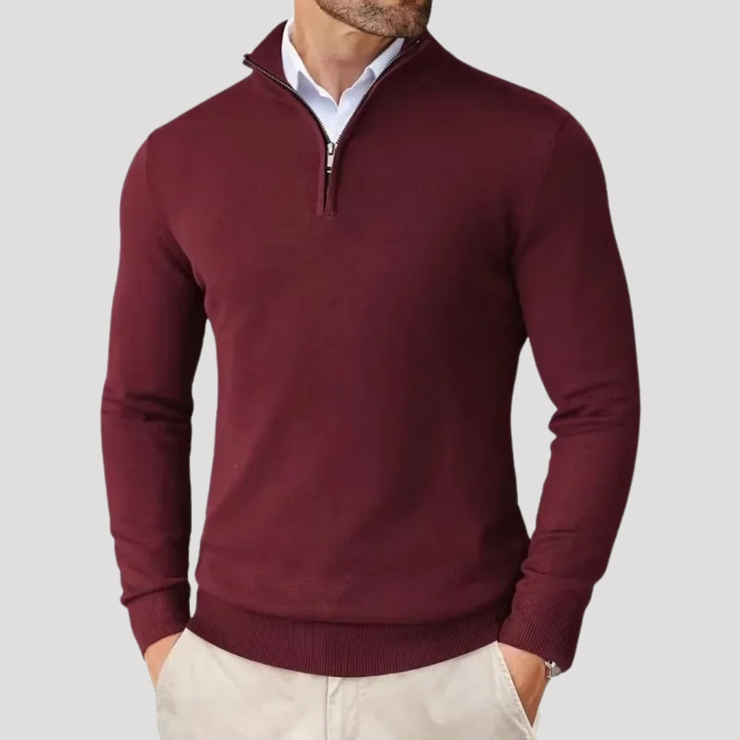 Liam | Men’s Half Zip Jumper Soft Breathable 1