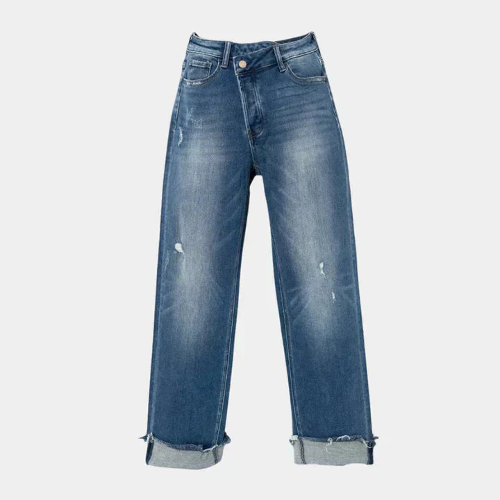 Lily | Women's High-Waisted Relaxed Jeans 3