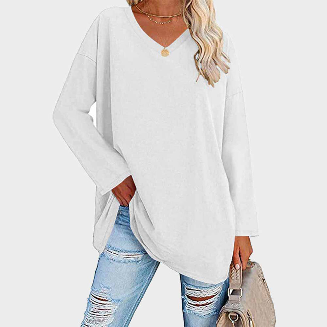 Margaret | Women's Long Sleeve Blouse in Soft Fabric 6