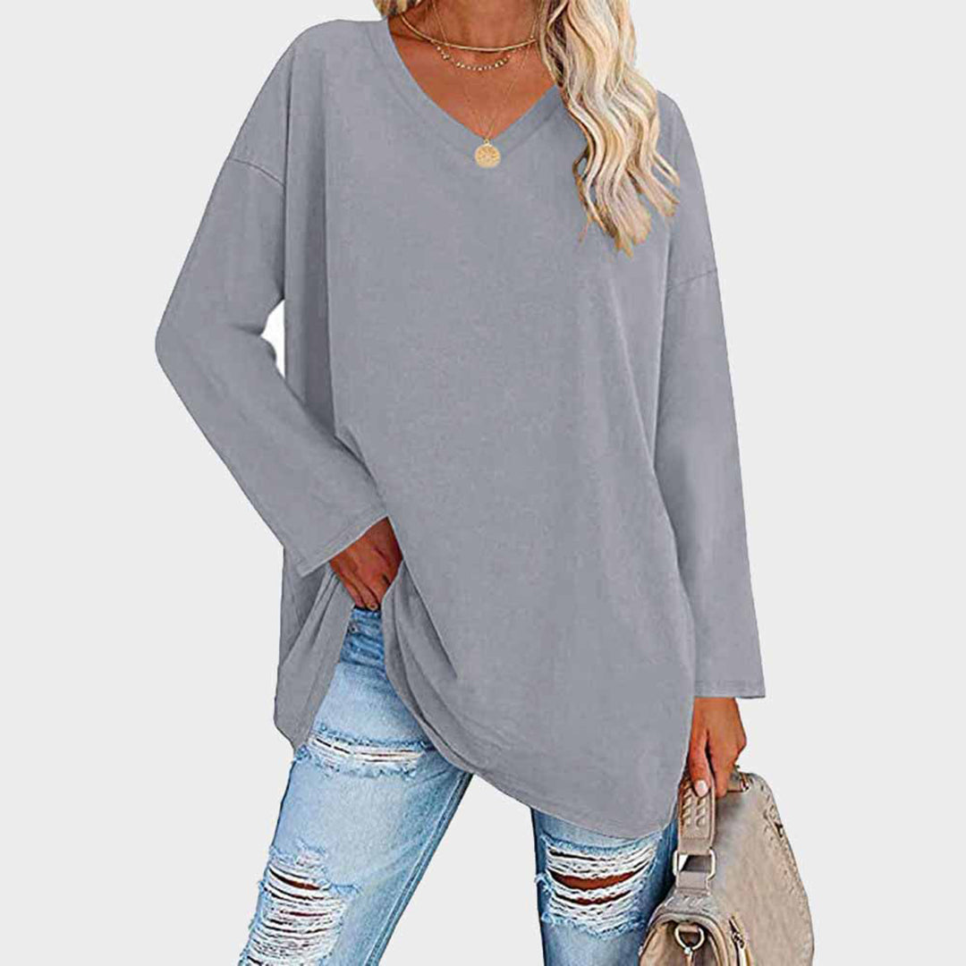 Margaret | Women's Long Sleeve Blouse in Soft Fabric 9