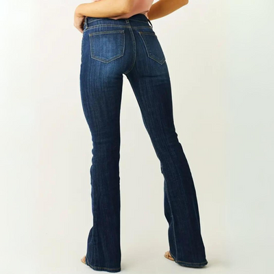 Mila | Women's Classic Bootcut Jeans with Mid-Rise Waist 2