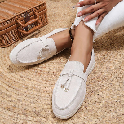 Mira | Women's Luxe Loafers Suede Look 0