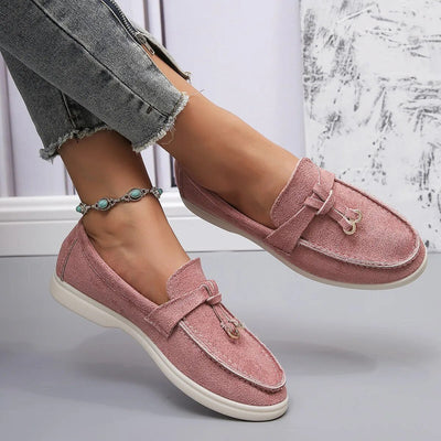 Mira | Women's Luxe Loafers Suede Look 4