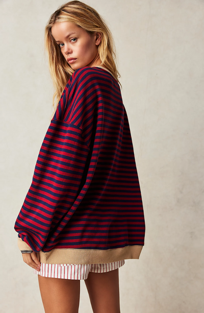 Monika | Striped Sweater Soft Blend Relaxed Fit 3