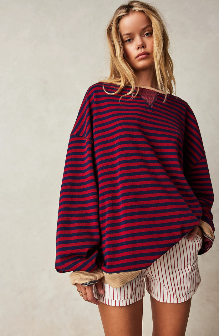 Monika | Striped Sweater Soft Blend Relaxed Fit 7