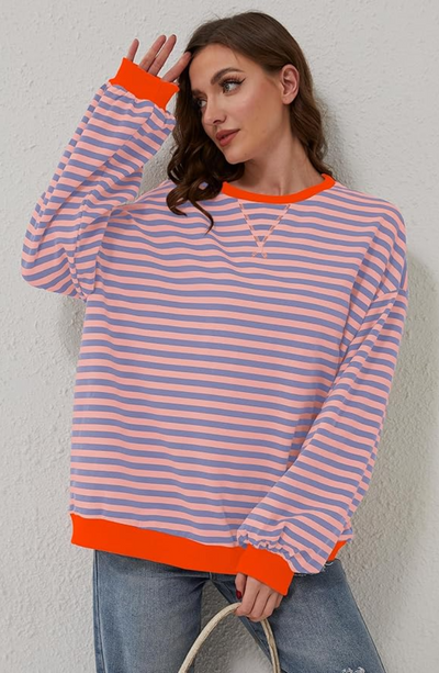 Monika | Striped Sweater Soft Blend Relaxed Fit 9