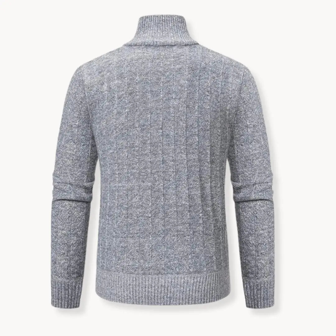 Oliver | Men’s Quarter-Zip Sweater With Ribbed Collar 6