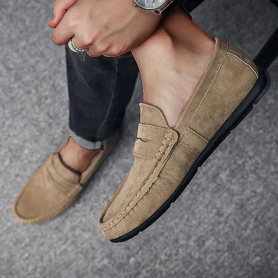 Oliver | Men’s Slip-On Loafers With Lace Detail 4