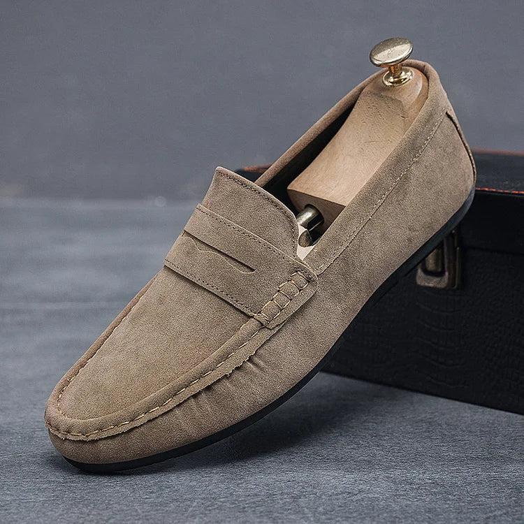 Oliver | Men’s Slip-On Loafers With Lace Detail 6