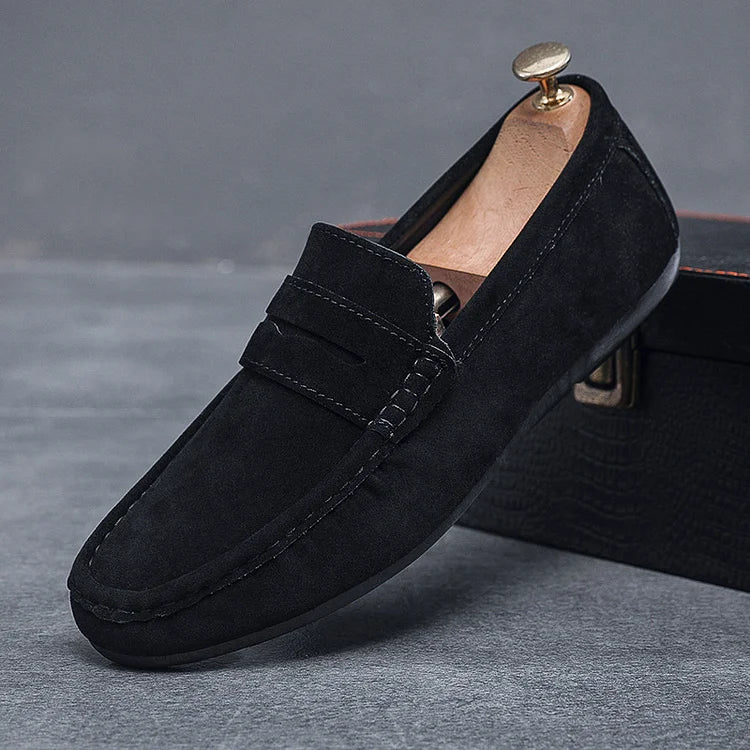 Oliver | Men’s Slip-On Loafers With Lace Detail 7